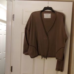 Alabama Chanin Waffle Cardigan